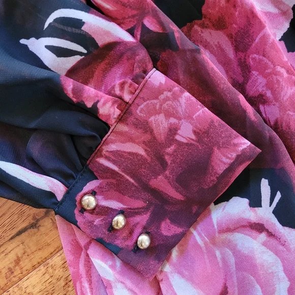 Ricarica Chiffon Floral dress - Picture 4 of 5